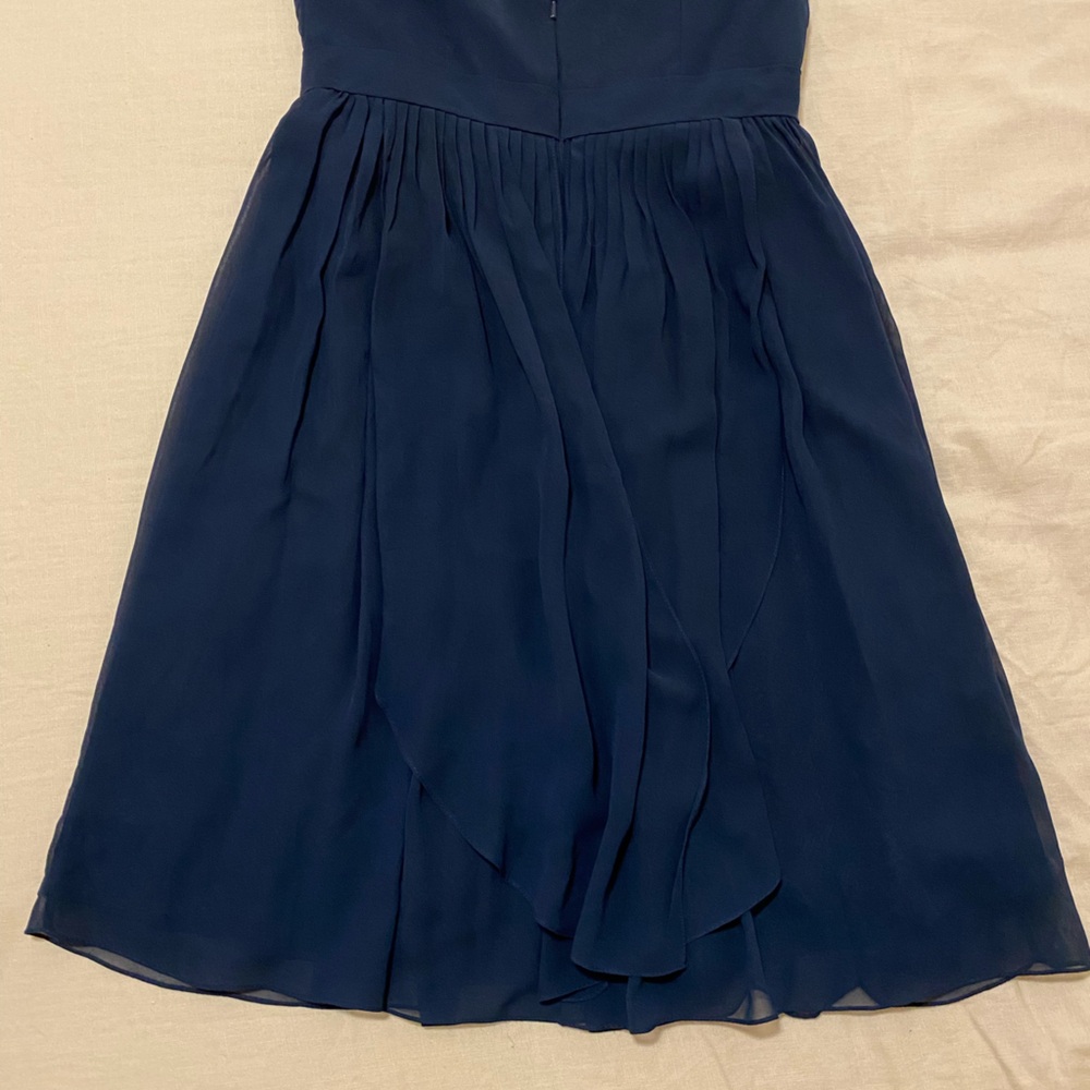 Jenny Yoo Navy-Strapless Mini Dress - Picture 5 of 7